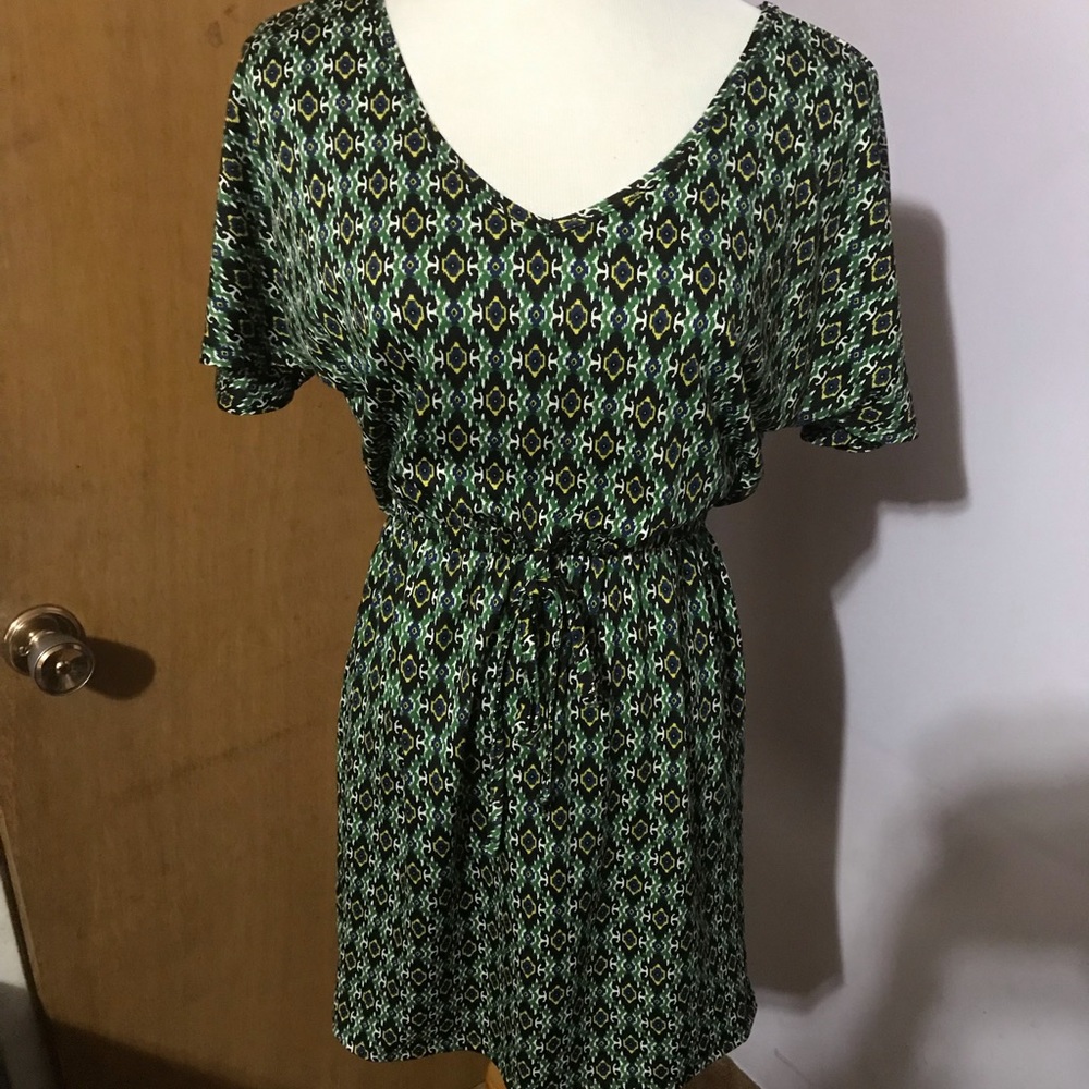 Patterned print dress
